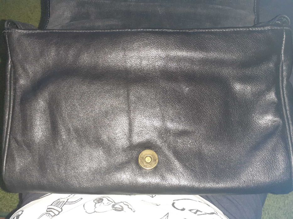 torba skórzana z elementami SKÓRY WĘŻA