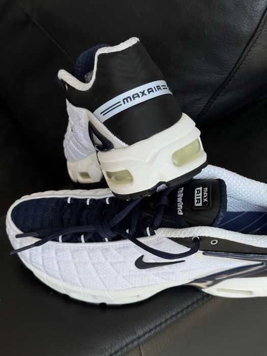 Оригинал Nike Air Max Tailwind 5 White Midnight Navy (CU1704 100) оригінальні найк аір макс