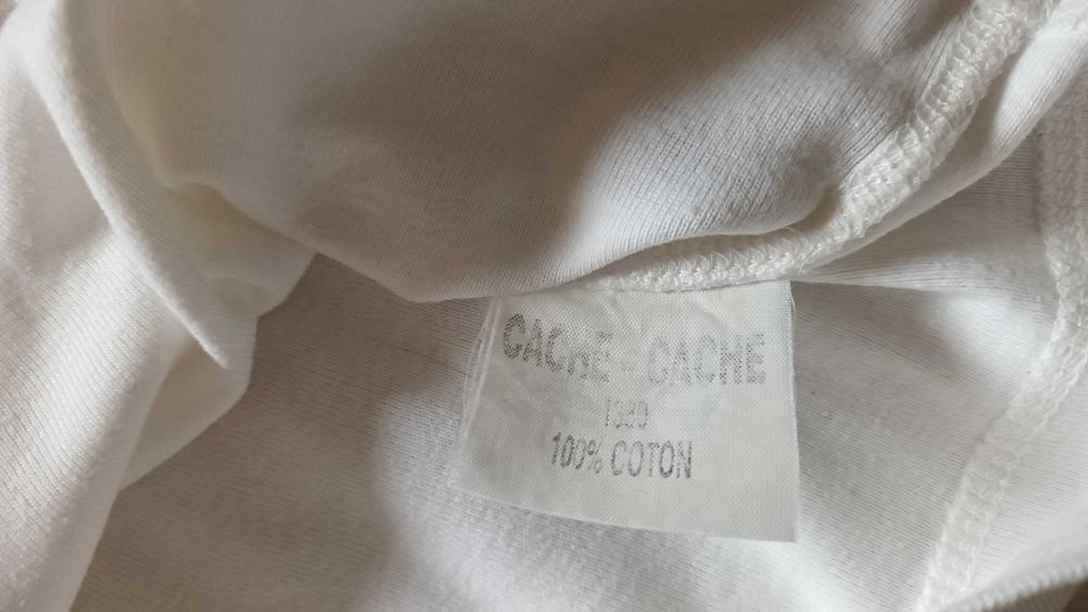 T-shirt branca da Cache Cache