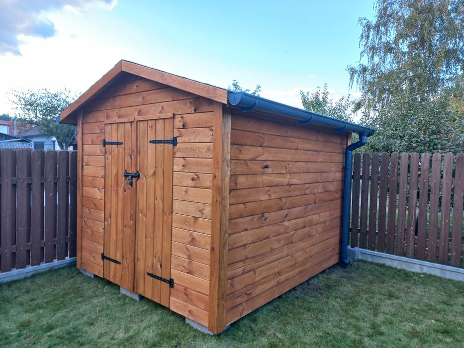 Domek narzędziowy schowek drewniany