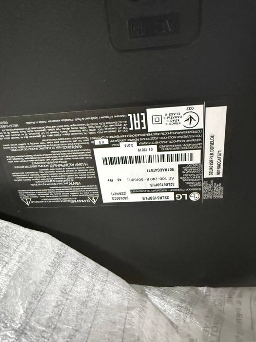 Smart TV LG 32LK615BPLB