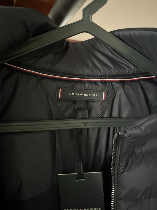 Blusão acolchoado Tommy Hilfiger azul marinho