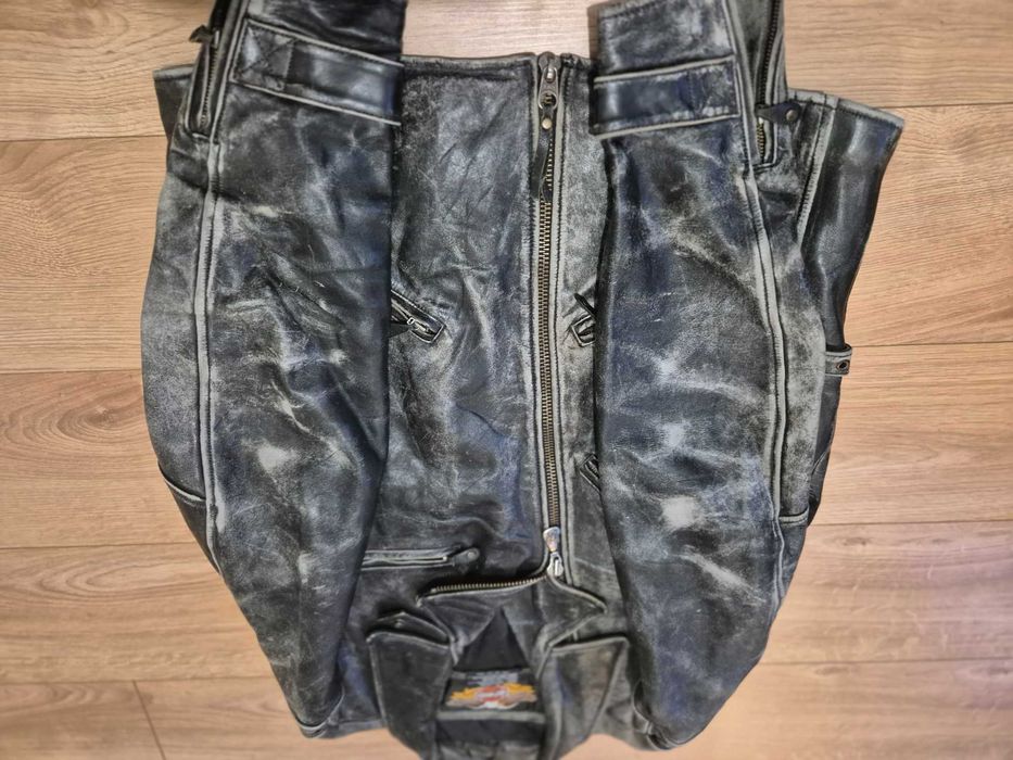 Casaco coçado Harley Davidson tamanho L