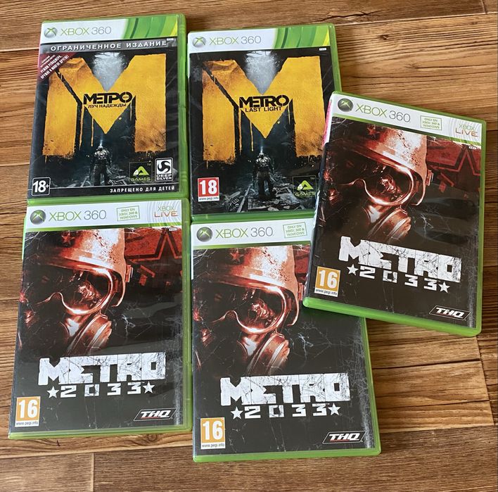 XBOX: Fable, Splatterhouse, Метро, FORZA, Half-Life, Dino Crisis, Wet