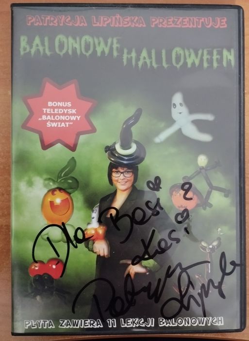 Balonowe Halloween DVD film instruktażowy do tworzenia dekoracji