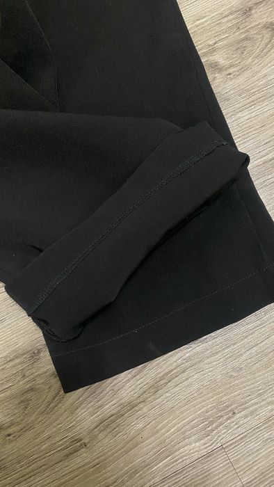 Нові чорні класичні штани-кльош р. L, висока талія, є замок і гудзик