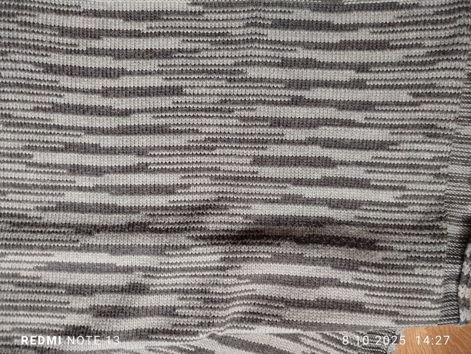 Duży szary szal / narzutka