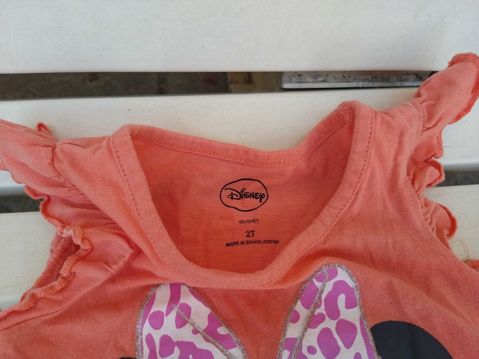 Camisola / T-Shirt da Disney - Minnie Mouse - Tamanho 2 Anos