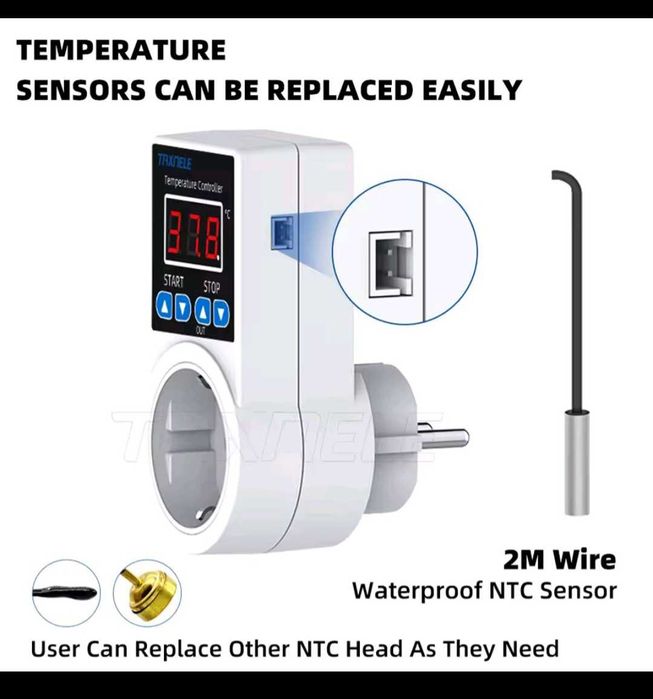 Термостат розетка, програматор температури