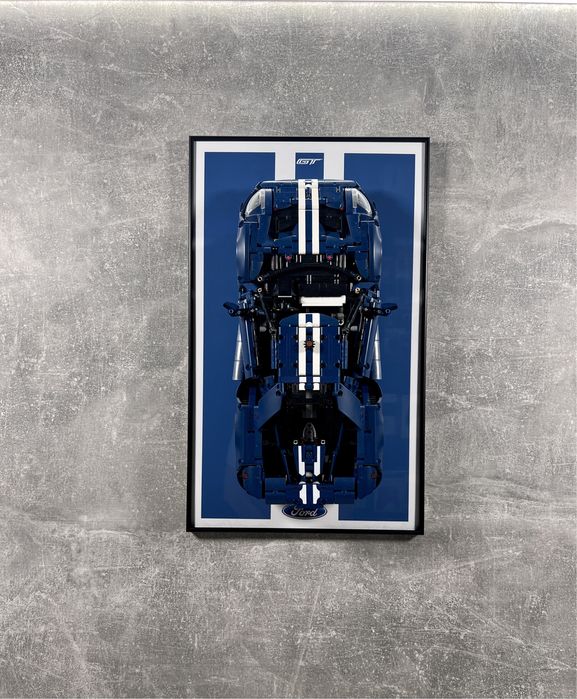 Арт Тримач Рамка на Стіну LEGO Technic Ford GT 42154 Лего Форд Технік