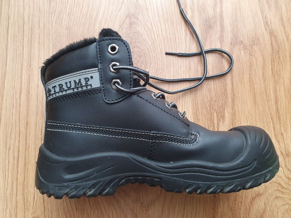 Buty trapery ocieplane z futerkiem obuwie ochronne