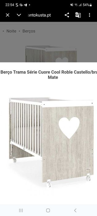 Cama bebé como nova