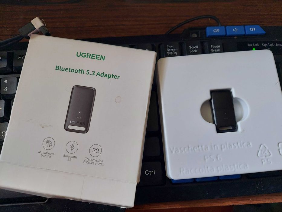 Адаптер Bluetooth USB UGREEN CM591 Bluetooth 5.3 Black