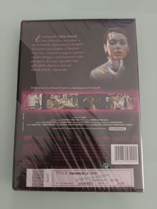 DVD Emmanuelle novo plastificado