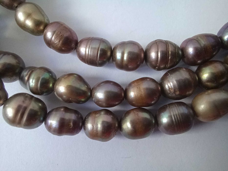 Намисто, річкові культивовані перлини. 66 см.