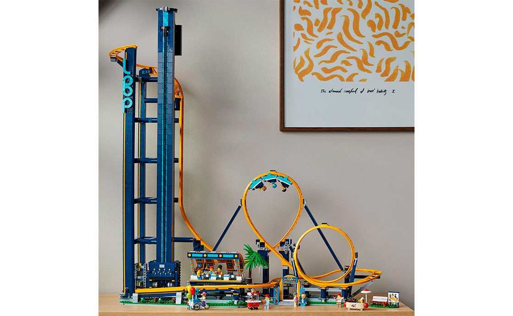 1 в 1 як LEGO Американські гірки (10303) з моторами в коробці, 3756 деталей