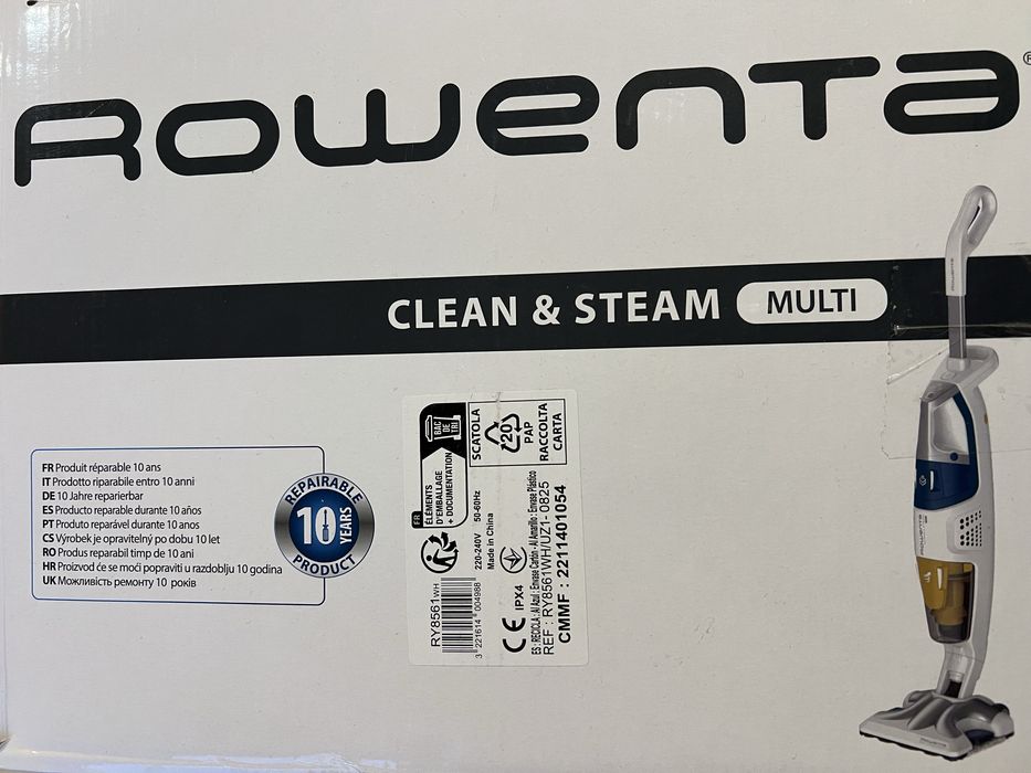 Пилосос - пароочисник multi Rowenta Dual clean & steam