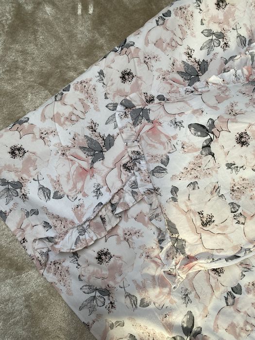 Pościel w różowe kwiaty 100x130