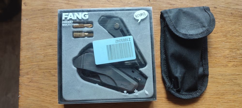 Multitool Knog Fang plus etui okazja nowy