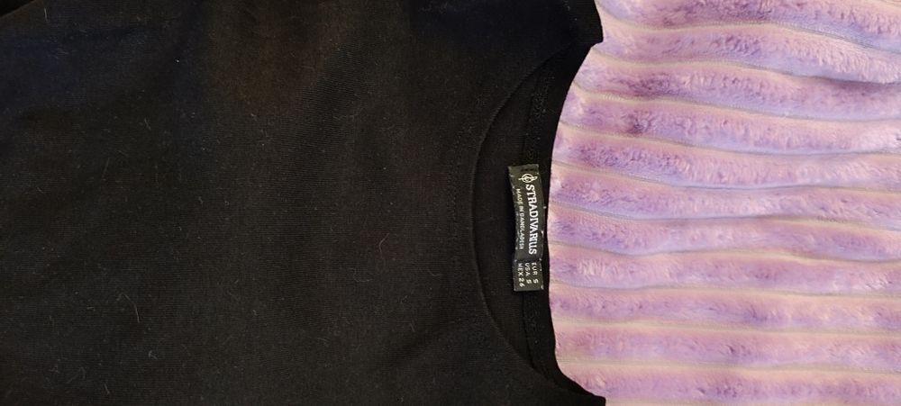 Body preto marca Stradivarius tamanho S