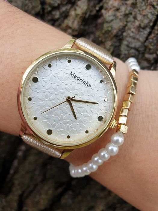 Lote de 108 Relógios Madrinha Garden Ecopele