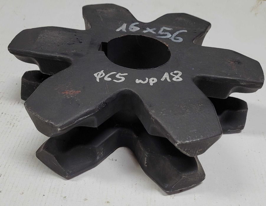 BARDZO DOBRE Koło Gniazdowe 16x56 Z=6 żeliwo Sferoidalne