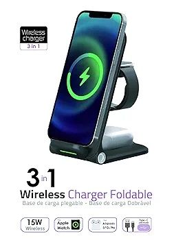 Szybka ładowarka bezprzewodowa 3w1