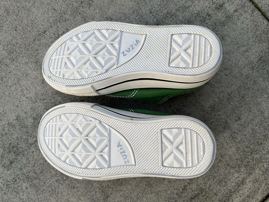 Zielone trampki gumka rzep 26