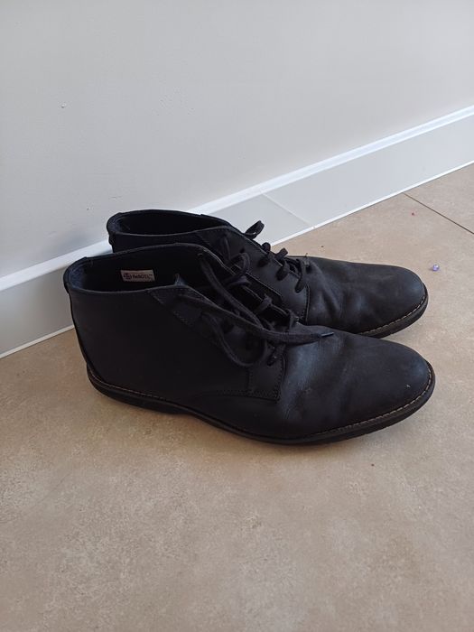 Buty skórzane czarne
