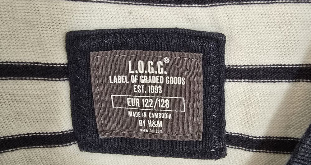 H&M-rozpinany sweterek dla chłopca r.122/128cm