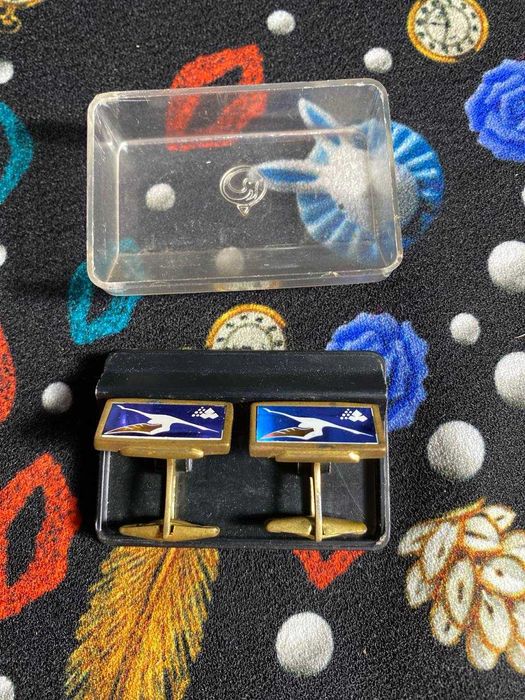 Запонки СССР (Аист/Журавль)