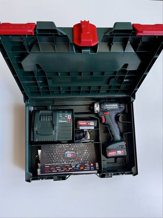 Wkrętarka Metabo PowerMaxx BS 12 2x2.0Ah NOWA + walizka