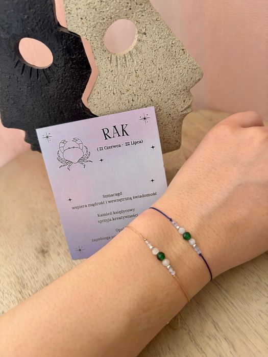 Bransoletka zodiakalna Rak