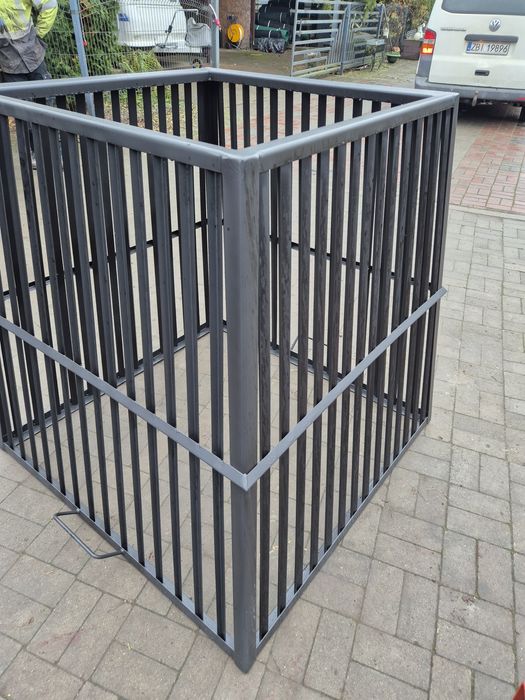 Przenośny kosz na odpady szklane ,liście.