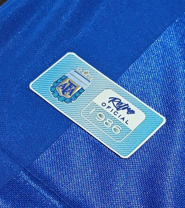 Camisola de Futebol Seleção Argentina Messi Maradona Copa do Mundo