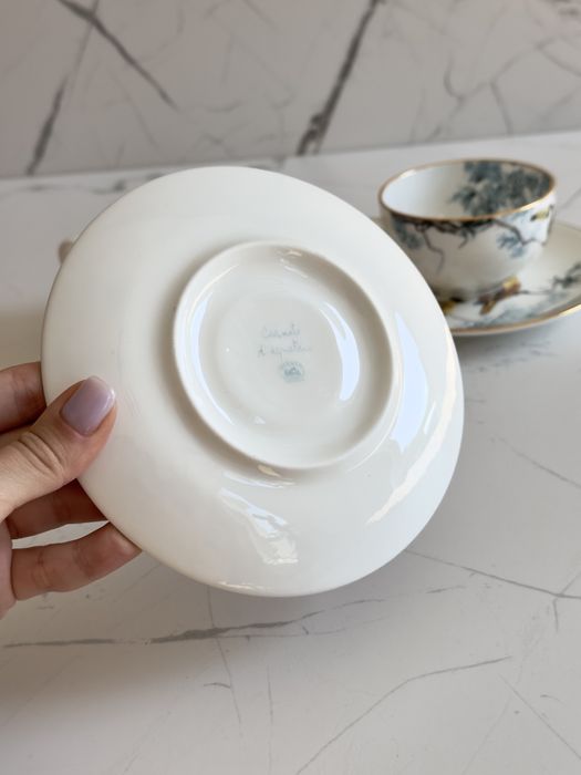 Чайний набір, сервіз hermes, чайный сервиз, чашки, набор эрмес, ермес