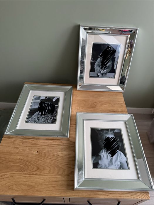 Duże lustrzane ramki na zdjęcia Glamour Home & You