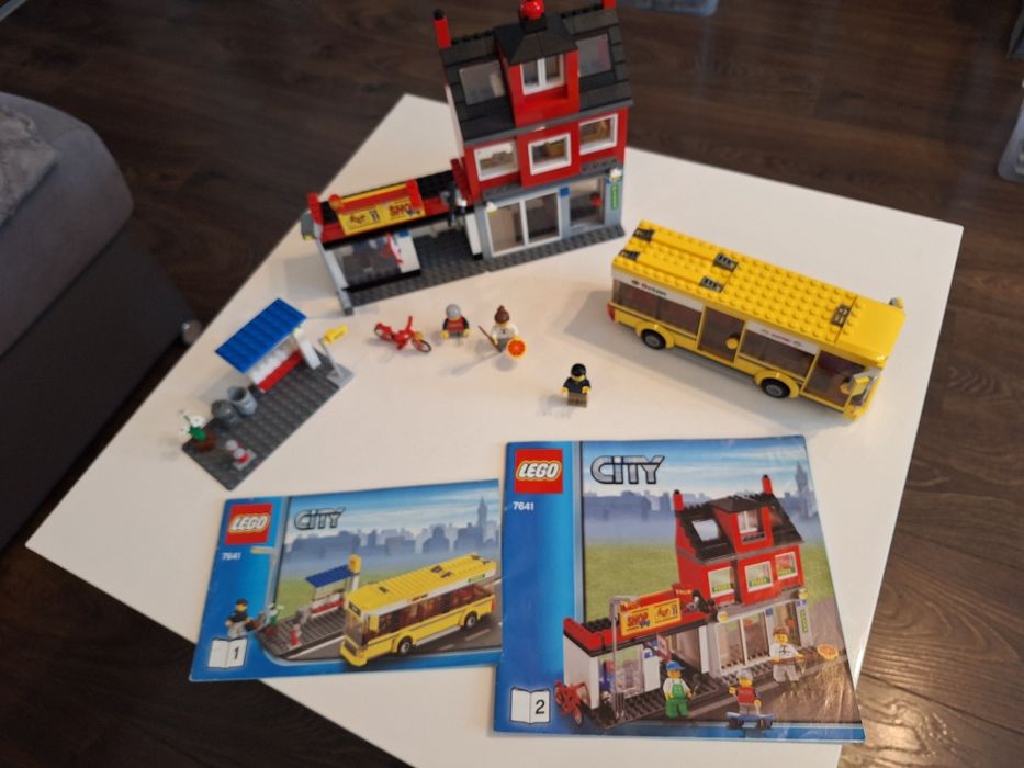 Lego 7641 Pizzeria Autobus Sklep Przystane Dom Zajezdniak