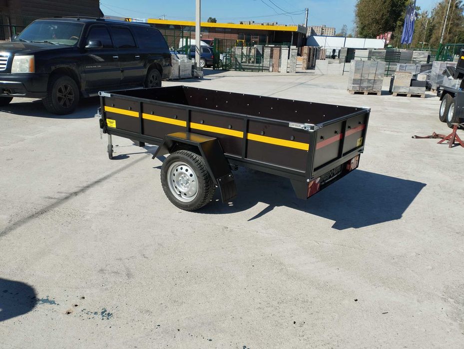 Бортовий причіп 2.6*1.35м Бакелітова фанера! Прицеп причіп легковий