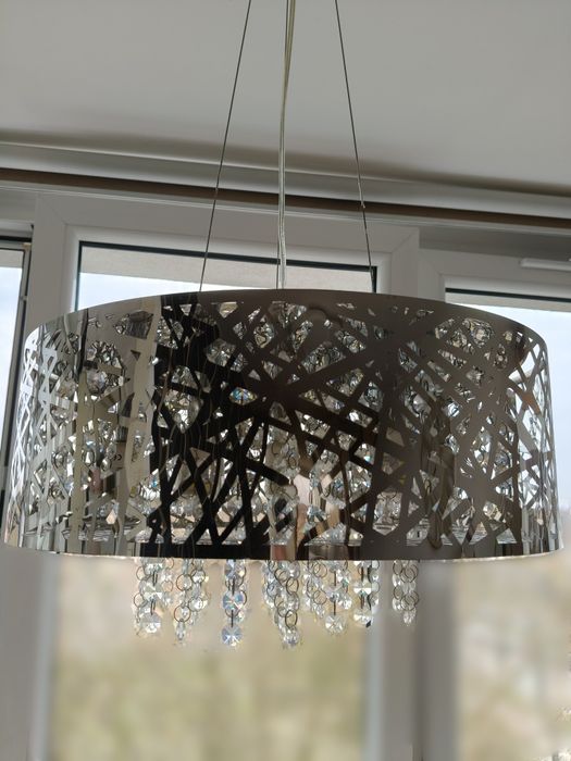 Lampa sufitowa,  kryształki