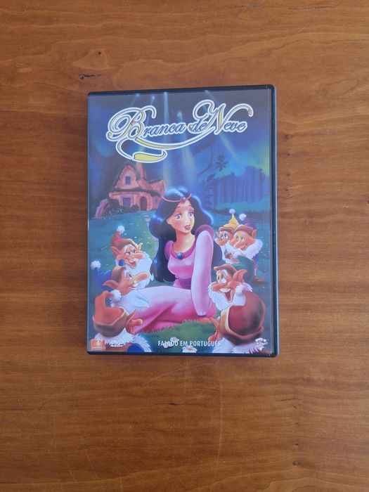DVD de animação "Branca de neve"