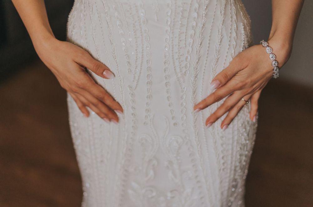 suknia ślubna rybka plus welon gratis!