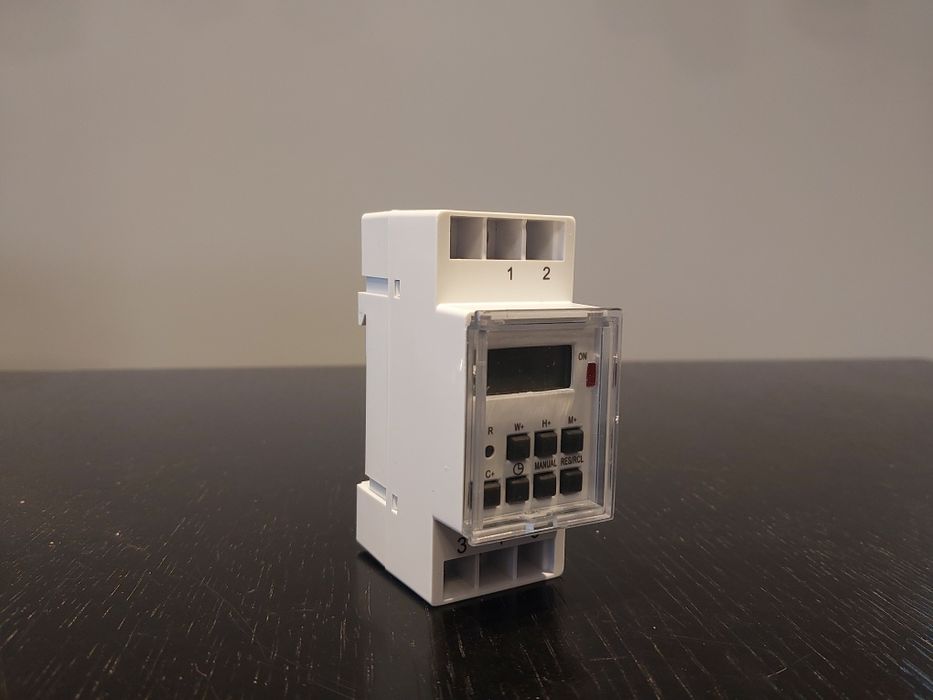 S3877 Conecto Cyfrowy zegar sterujący do szyny montażowejSA-CC50204-v2