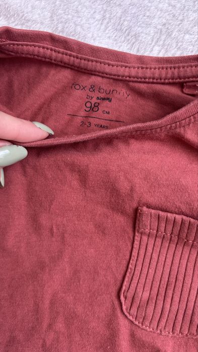 2 bluzki długi rękaw r. 98