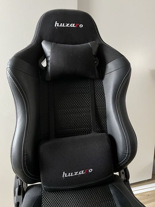 Fotel gamingowy gracza biurowy Huzaro Force 7.7 black