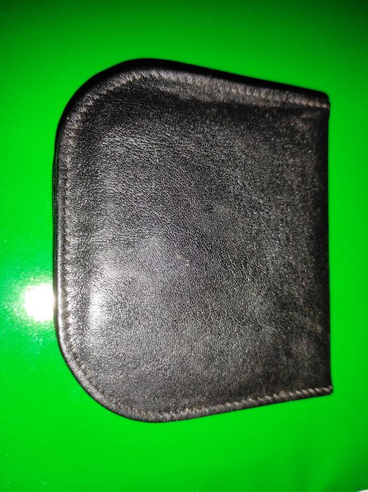 Porta moedas em pele genuína