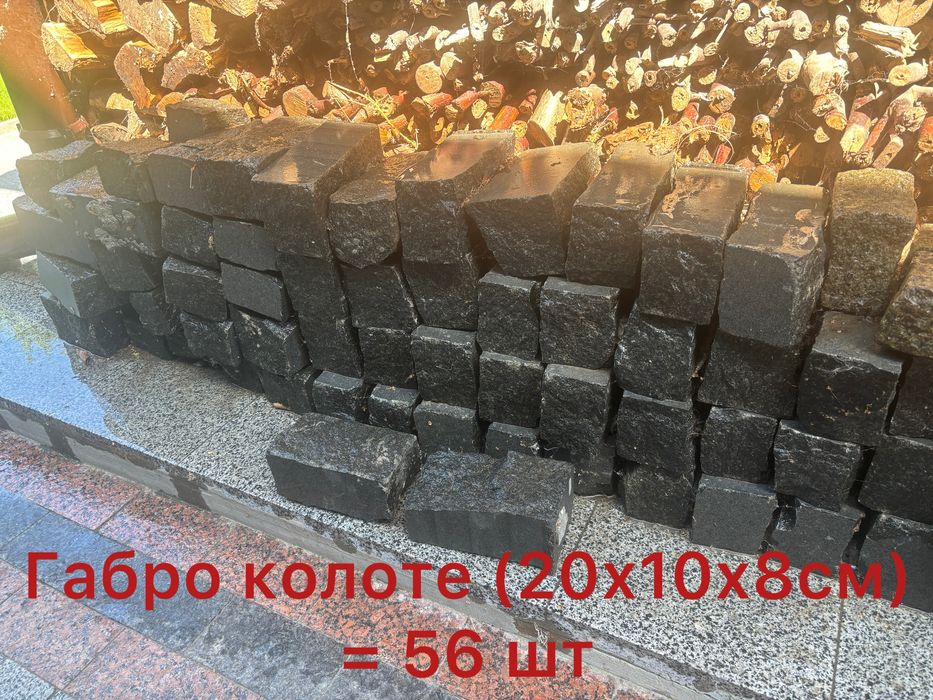 Гранітна бруківка плитка Гранітний бордюр
