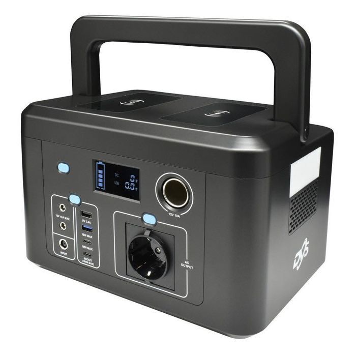 Stacja zasilania DVS-PS600 DVS 600W 448Wh LiFePO4 na awarie i kemping