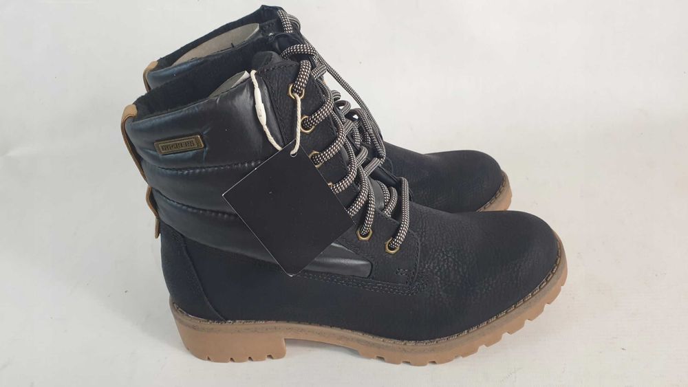 DOCKERS Dockers botki trzewiki khaki skórzane 37