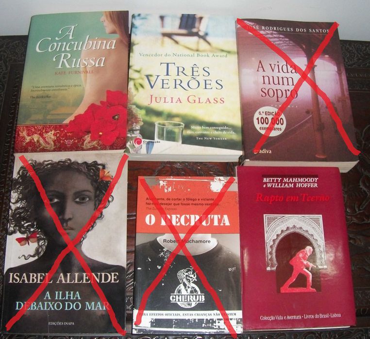 Livros diversos géneros diversos autores